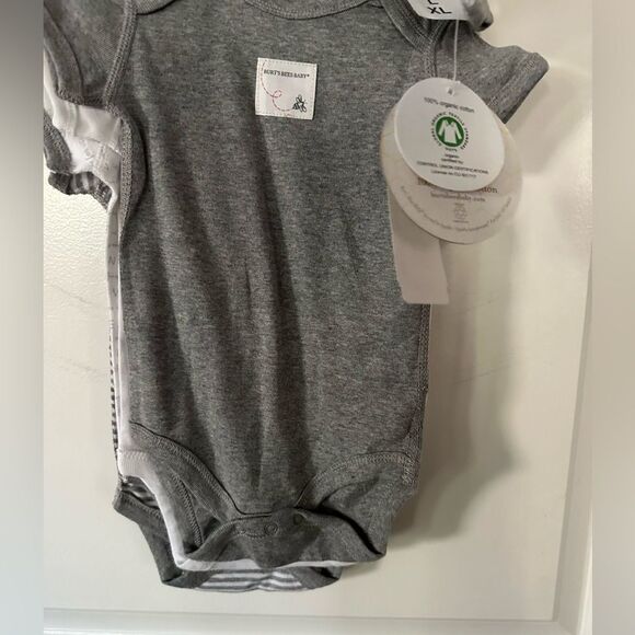 NWT Burt’s Bees Baby Organic Wonsie Set of 4 Size 0-3 Months - Picture 2 of 9